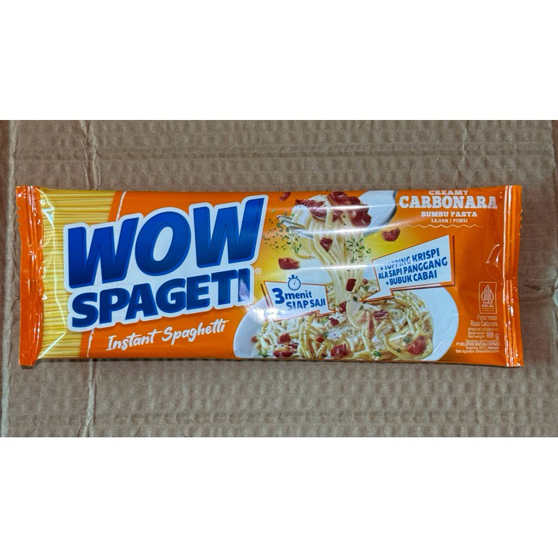 

WOW SPAGETI - Instant Spaghetti ( satu paket isi 10 bungkus )