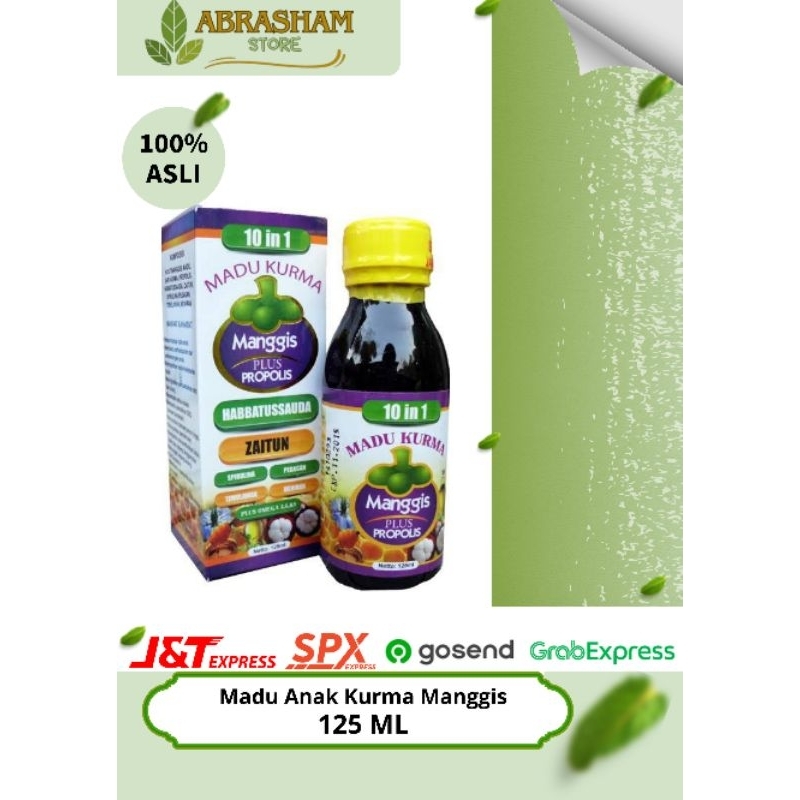 

Madu Anak Kurma Manggis Plus Propolis 10 in 1 Spirulina Habbatussauda 10in1 Washfah