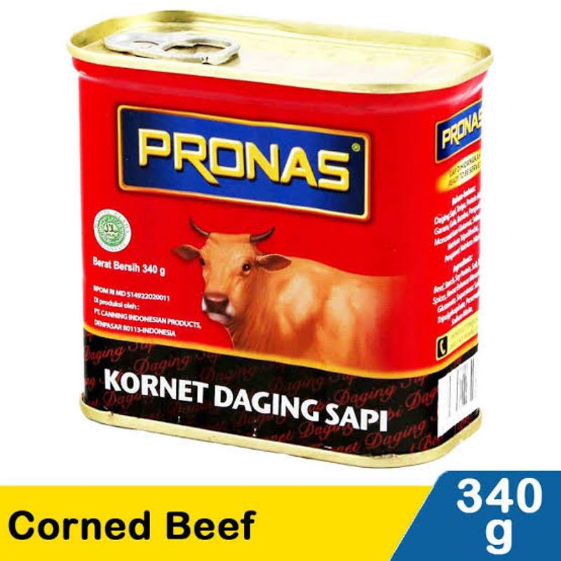 

kornet daging sapi pronas 340 gram