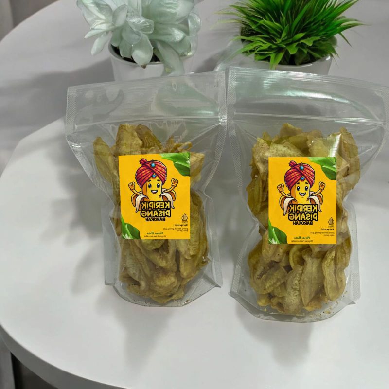 

Keripik pisang asin//gurih//kriuk 500gram khas cirebon