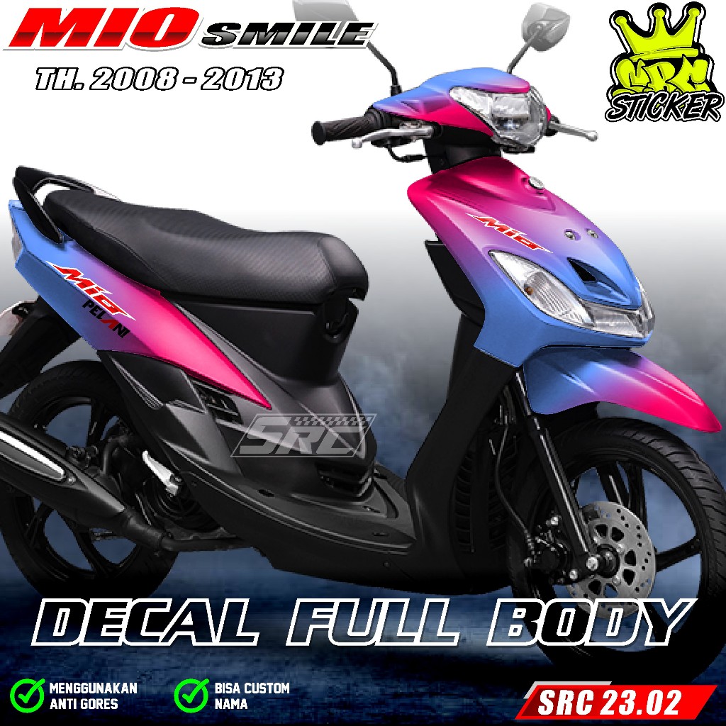 COD Sticker Decal Full Body Yamaha Mio Smile Tahun 2008 2009 2010 2011 2012 2013 Decal Sticker Full 