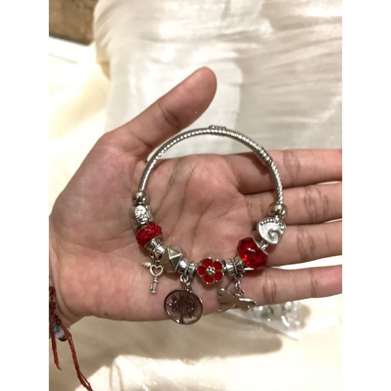 GELANG PANDORA VIRAL TITANIUM TIDAK LUNTUR/GELANG PANDORA/PANDORA