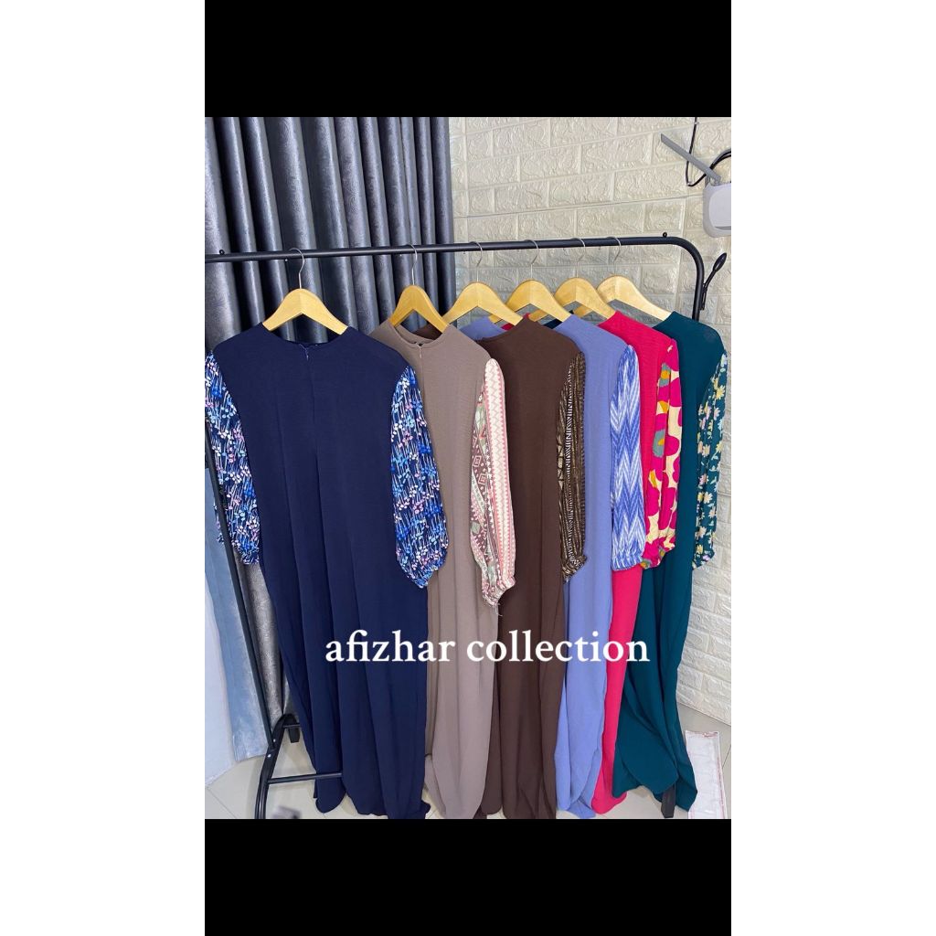 Erina Dress Gamis Crinkle Airflow Premium Ori