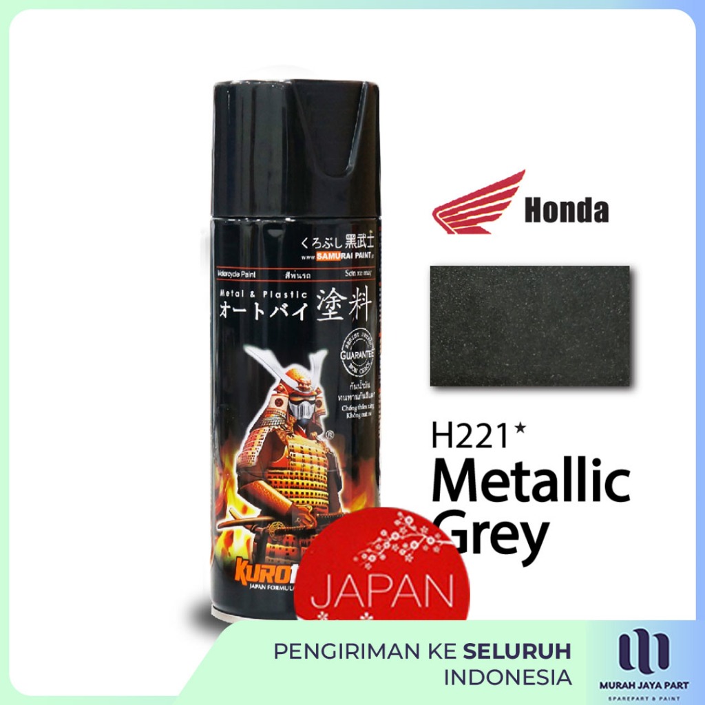 METALLIC GREY ABU-ABU METALIK H221 SAMURAI PAINT
