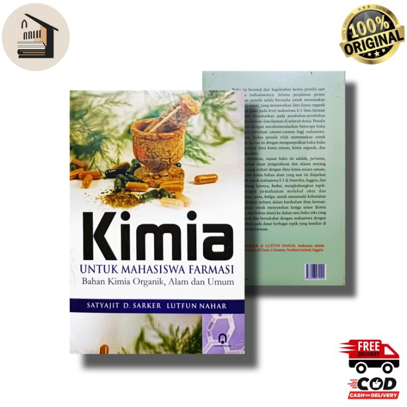 Buku Kimia Untuk Mahasiswa Farmasi; Bahan Kimia Organik, Alam dan Umum