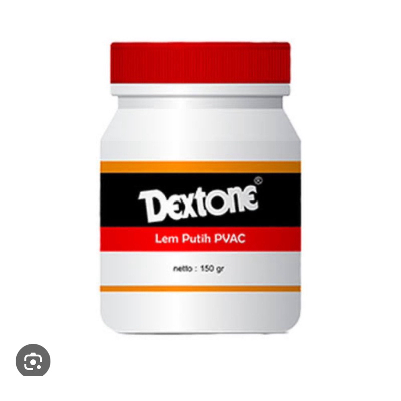 LEM PUTIH KAYU MEBEL HPL KERAJINAN KAYU MEBEL DEXTONE PVAC 150 GRAM
