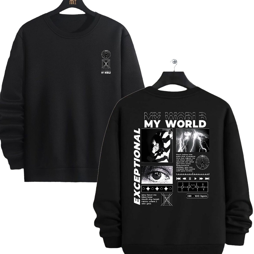 Mau Baju switer pria lengan panjang model korea terbaru  baju kaos sablon cowok keren kekinian distr