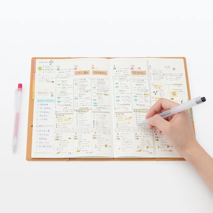 

HJK Muji Knock Type Gel Ink Pen 0.3mm 0.5mm Pulpen Original Muji Jepang