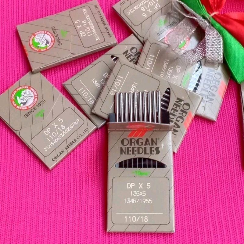 JARUM JAHIT ORGAN DP ORIGINAL_JARUM MESIN BESAR/JARUM MESIN LUBANG