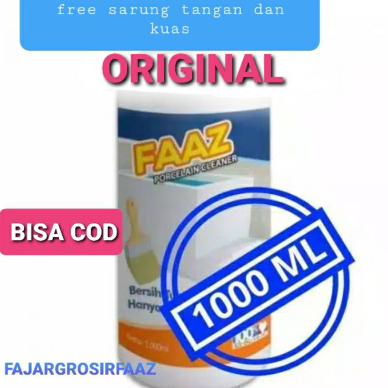 Segera belanja Faaz Porcelain Cleaner 1ml Pembersih Keramik Kamar Mandi Porcelain Faaz Cleaner Pembe