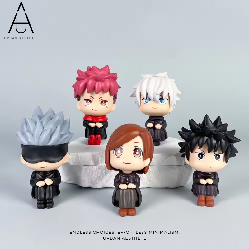 Miniatur Pajangan Action Figure Jujutsu Kaisen Boneka Dekorasi Hiasan Anime