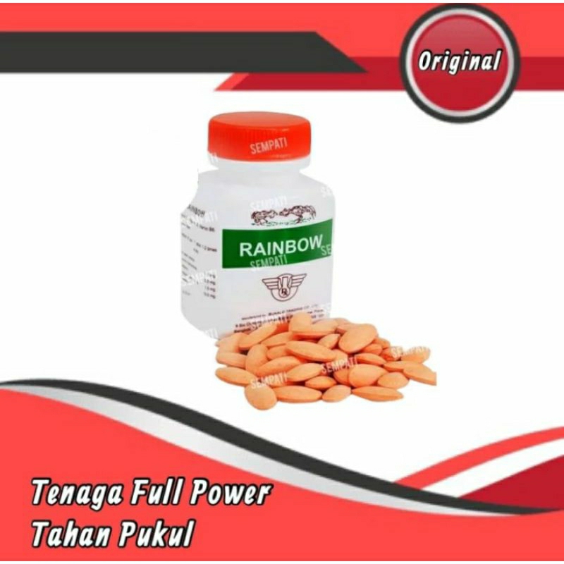 Rainbow Super Vitamin Suplemen Thailand Ayam Laga energi kesehatan agresif stamina bertambah