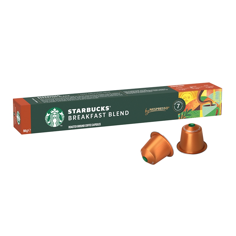 

Starbucks Nespresso Breakfast Blend Coffee Capsules Capsule / Kapsul Kopi