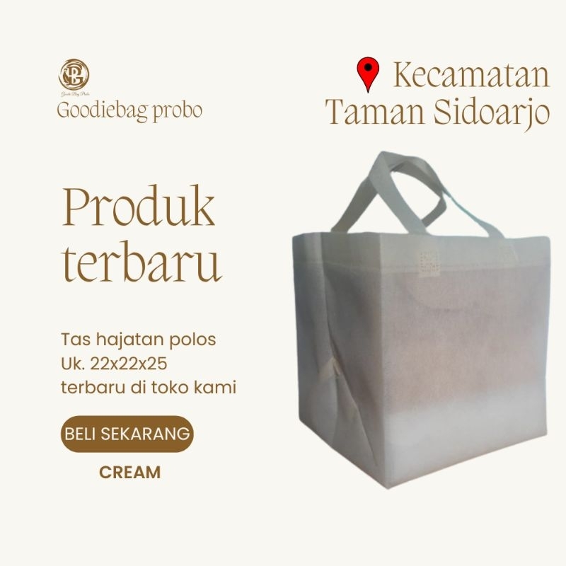 

1 lusin (12 pcs) tas hajatan polos 22x22x25#tas box ukuran 22x22x 25 1 lusin #tas hajatan#tas spunbod#tas box nasi#tas hajatan murah#tas box nasi murah