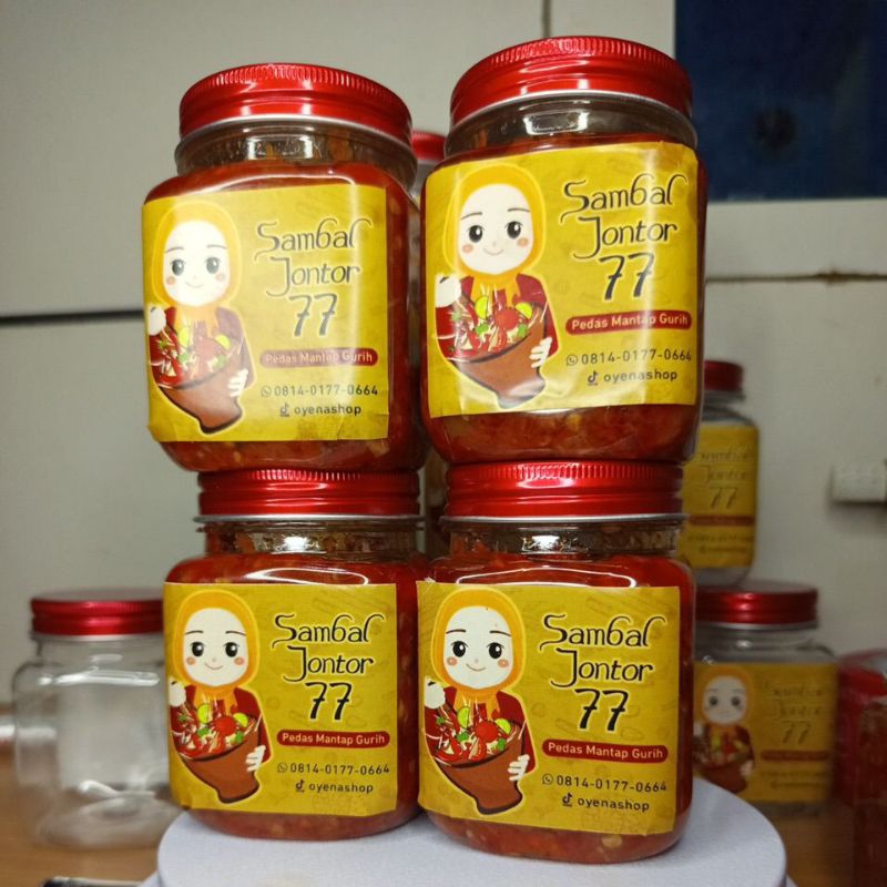 

4 Paket lengkap sambal baby cumi, teri, pete, sambal bawang