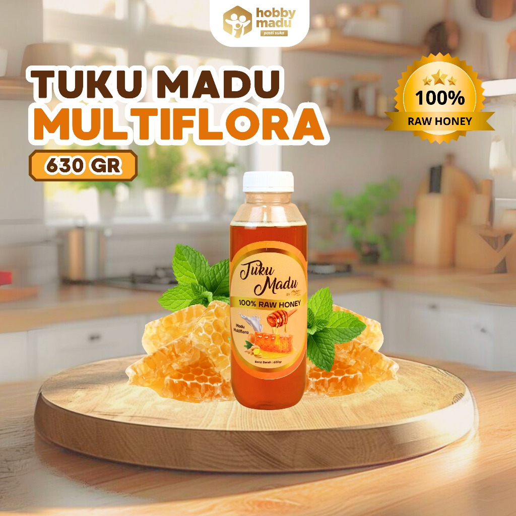 

Madu Multiflora Madu Murni Botol 630gr - Tuku Madu