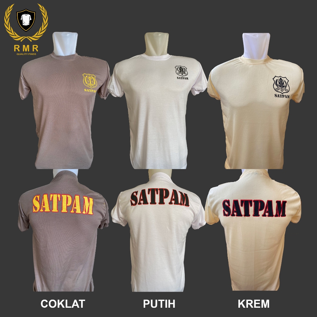 Kaos Security Satpam Coklat Terbaru Kaos Dalam Satpam Security