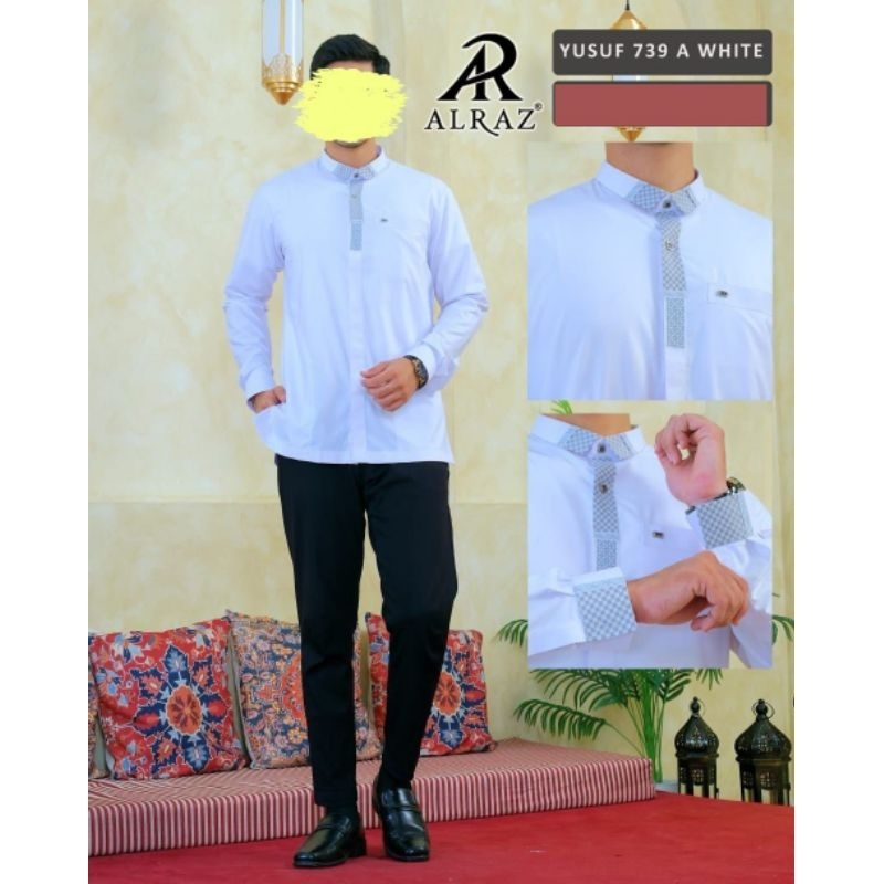Koko Al Raz Putih Model Terbaru Yusuf Kemko Alraz