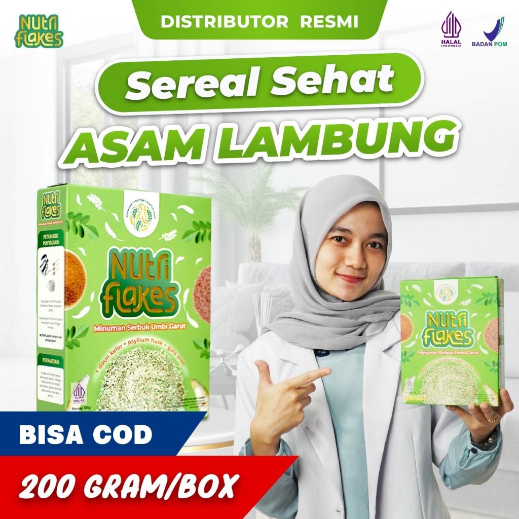 

NUTRIFLAKES Cara Tepat Atasi Masalah Lambung Maag Gerd Secara Alami Cukup Konsumsi Sereal Asam Lambung Nutri Flakes