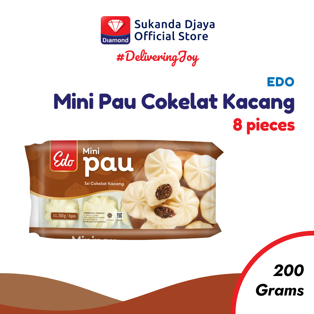 

Edo Mini Pau Coklat Kacang 200 Gr