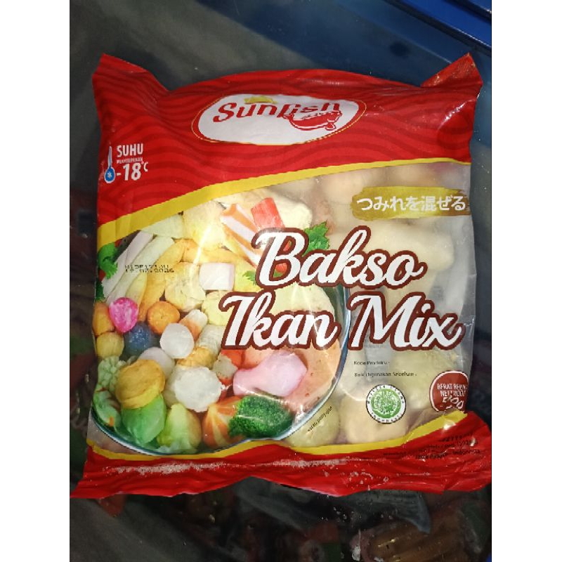 

Sunfish bakso ikan mix 500gr