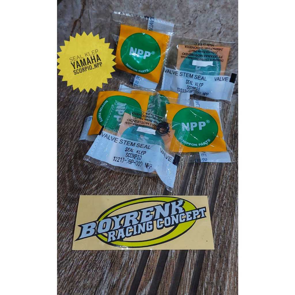SEAL KLEP SIL KLEP SCORPIO KODE 5BP NPP - BOYRENK RACING
