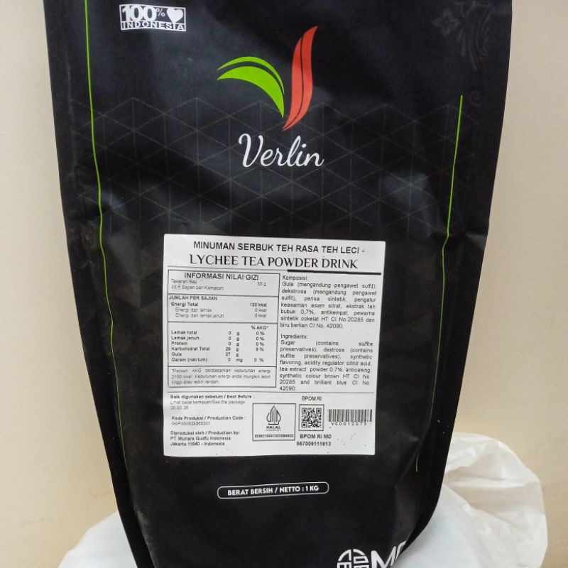 

Bubuk Minuman Verlin Lychee Tea