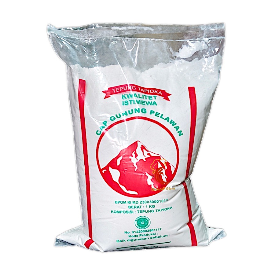

Tepung Tapioka 1 Kg Cap Gunung Pelawan