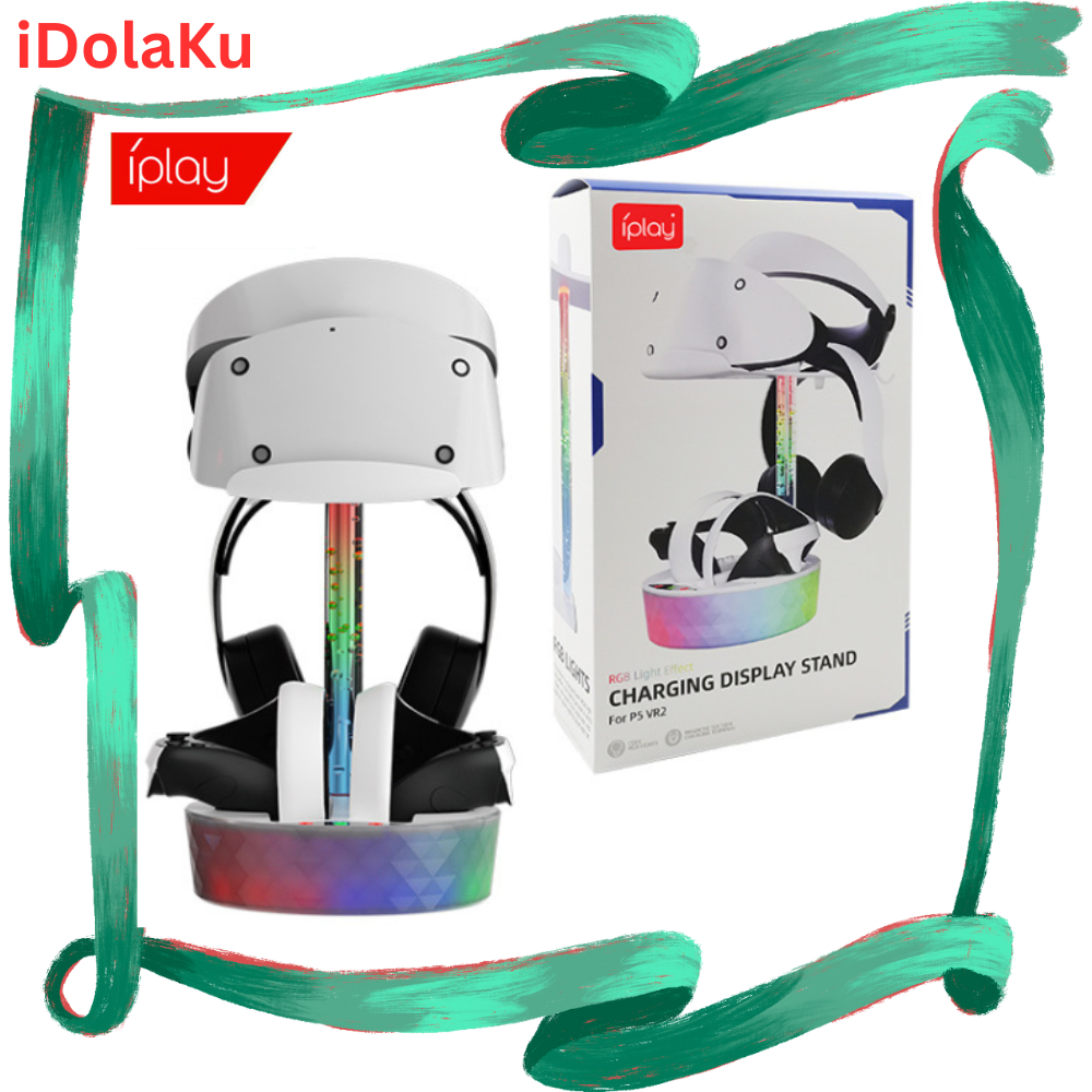 iPlay Charging Dock Stand PS5 VR2 Tempat Cas Stik Controlller PSVR2 HBP-505