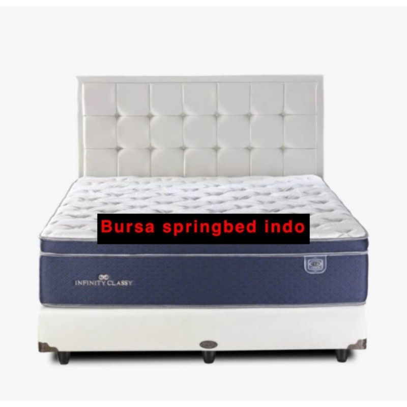 elite infinity classy 180 x 200 spring bed full set komplit matras springbed fullset