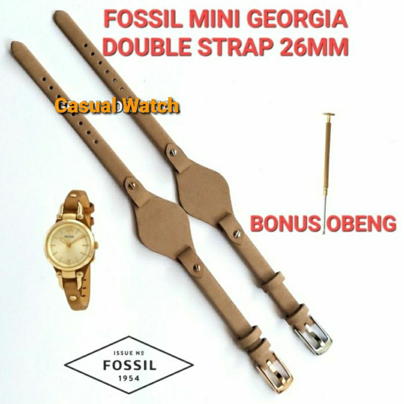 strap leather mini georgia tali kulit jam tangan fashion mini georgia