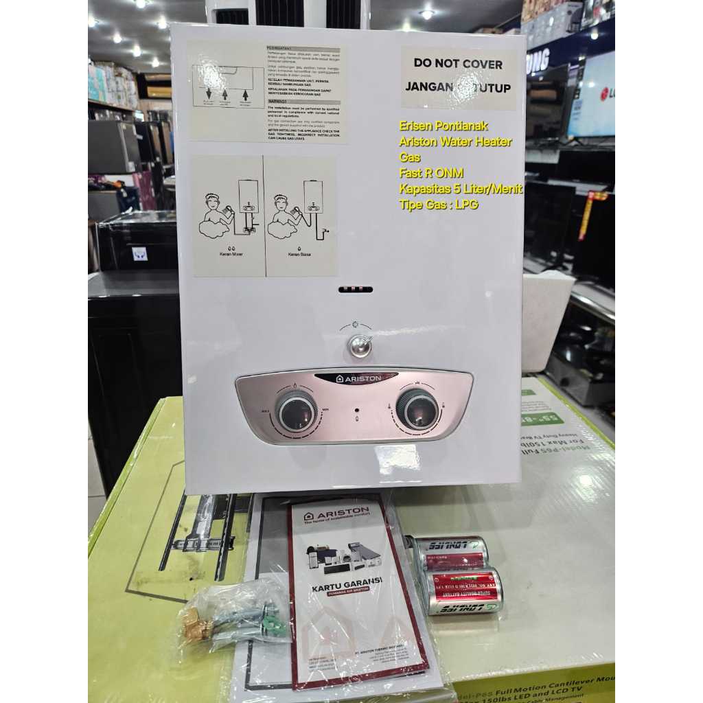 ARISTON WATER HEATER GAS - FAST R ONM 5 LITER