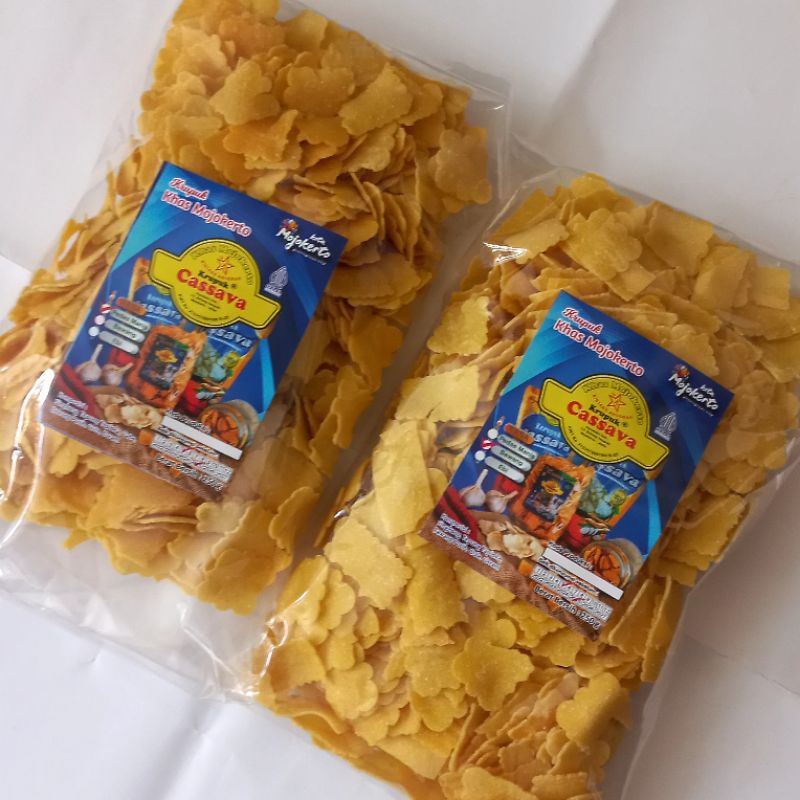 

Kerupuk Singkong Casava Mentah 250 gram (Bawang/Pedas Manis)