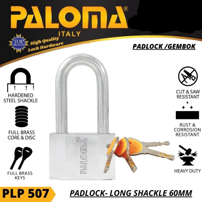 PALOMA PLP 507 GEMBOK PALOMA LEHER PANJANG 60 MM LONG CH