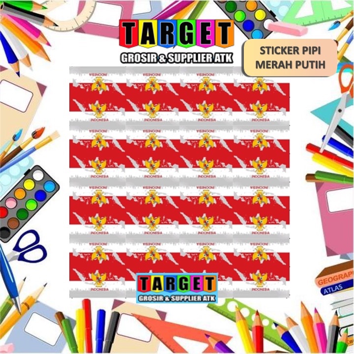 

STIKER BENDERA / STIKER MERAH PUTIH / STICKER PIPI
