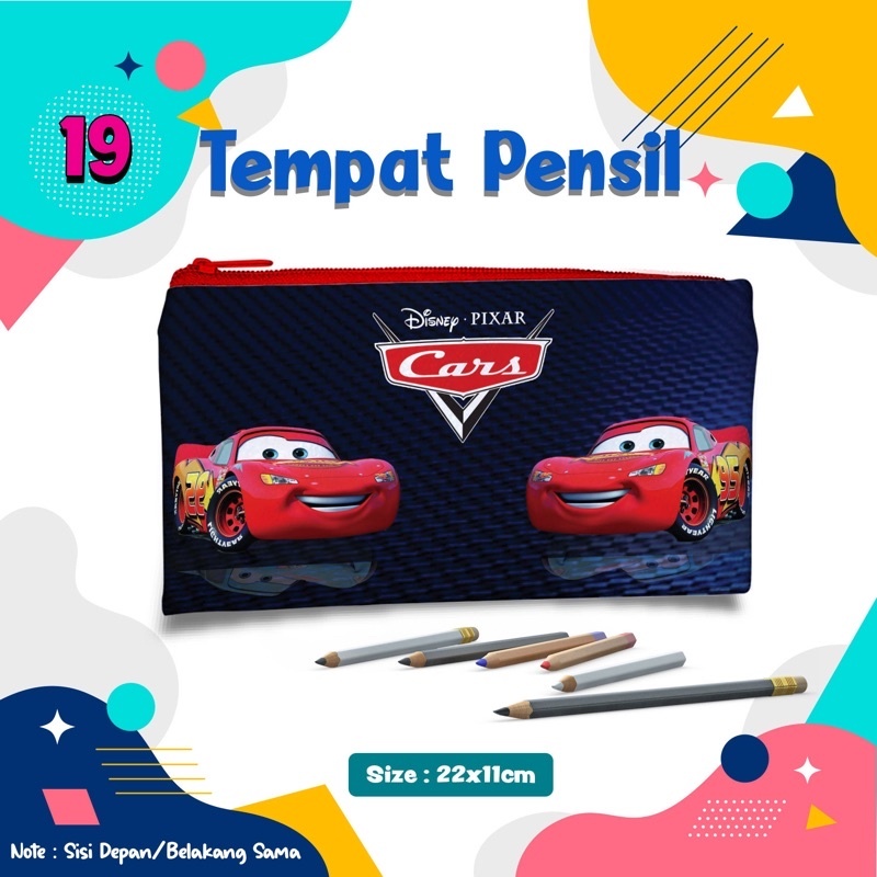 

Pencil Case Car tempat Pensil Kotak dompet pouch wadah kostak