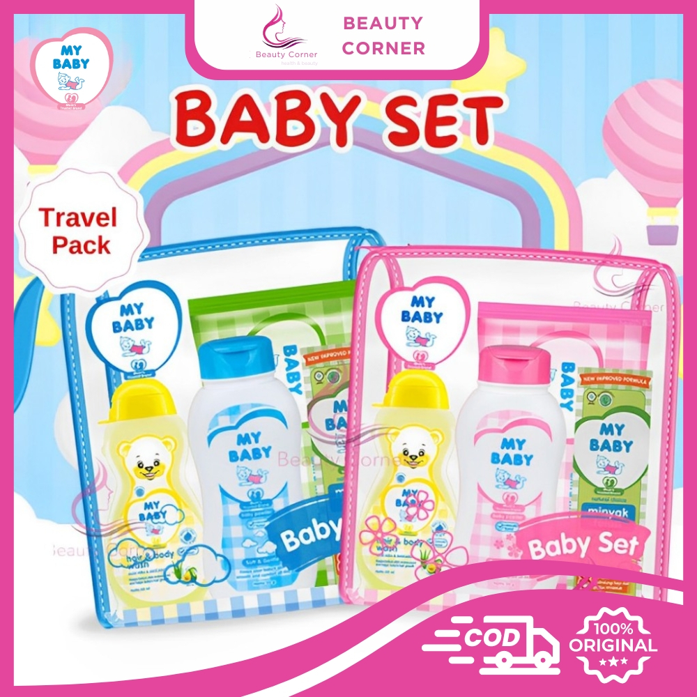 My Baby Set 4in1 Travel Pack - Perlengkapan Mandi Bayi