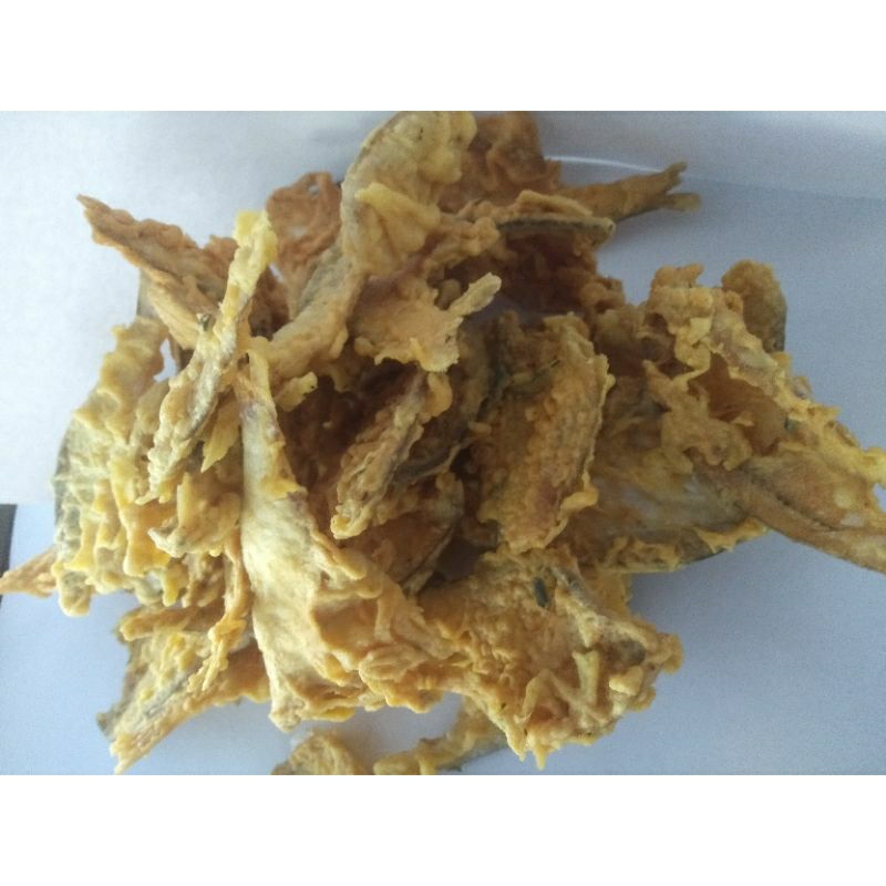

Ikan asin buntut merah crispy