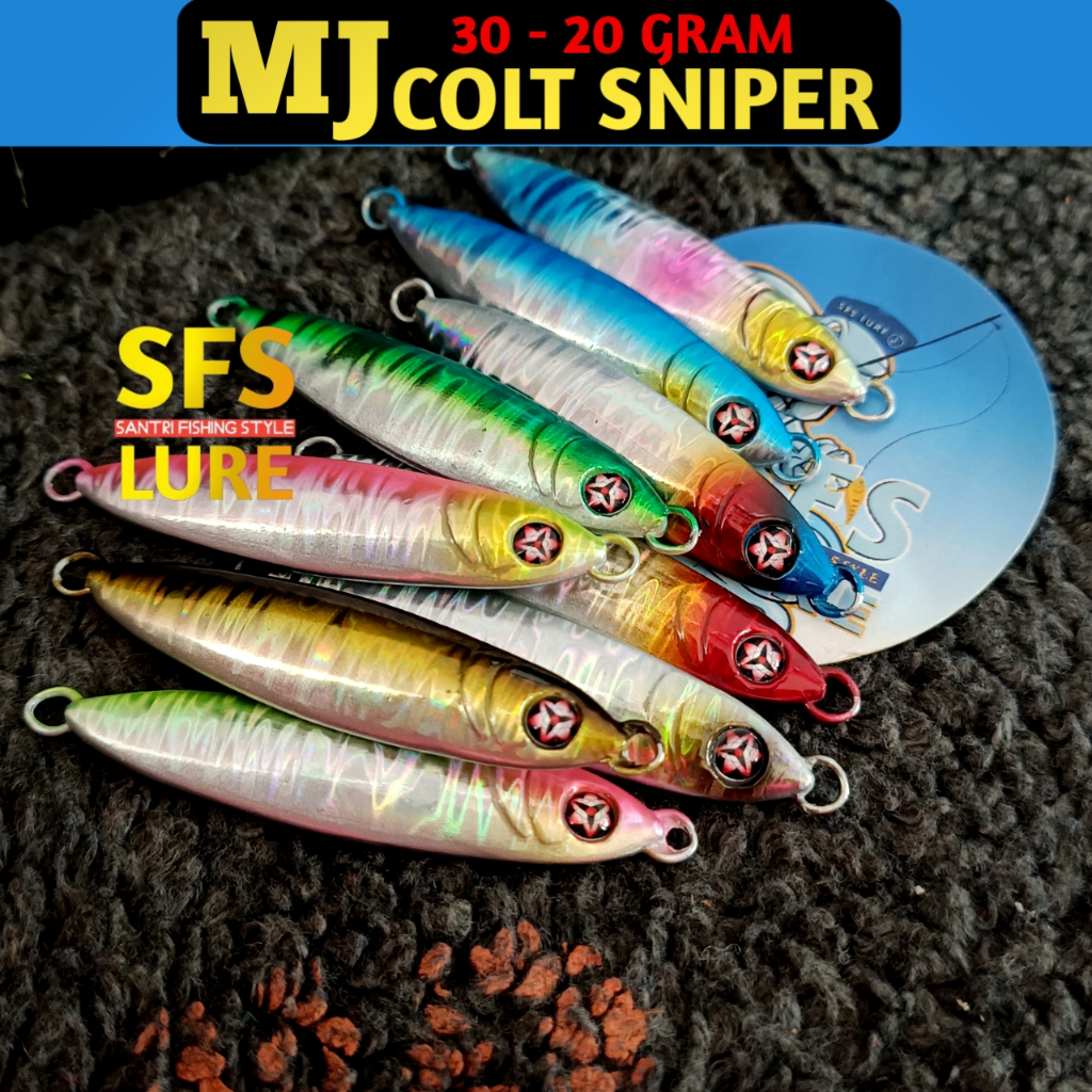 Metal jig 30gram 20gram micro jig 20gram micro jig 30gram colt sniper killer umpan pancing metal jig
