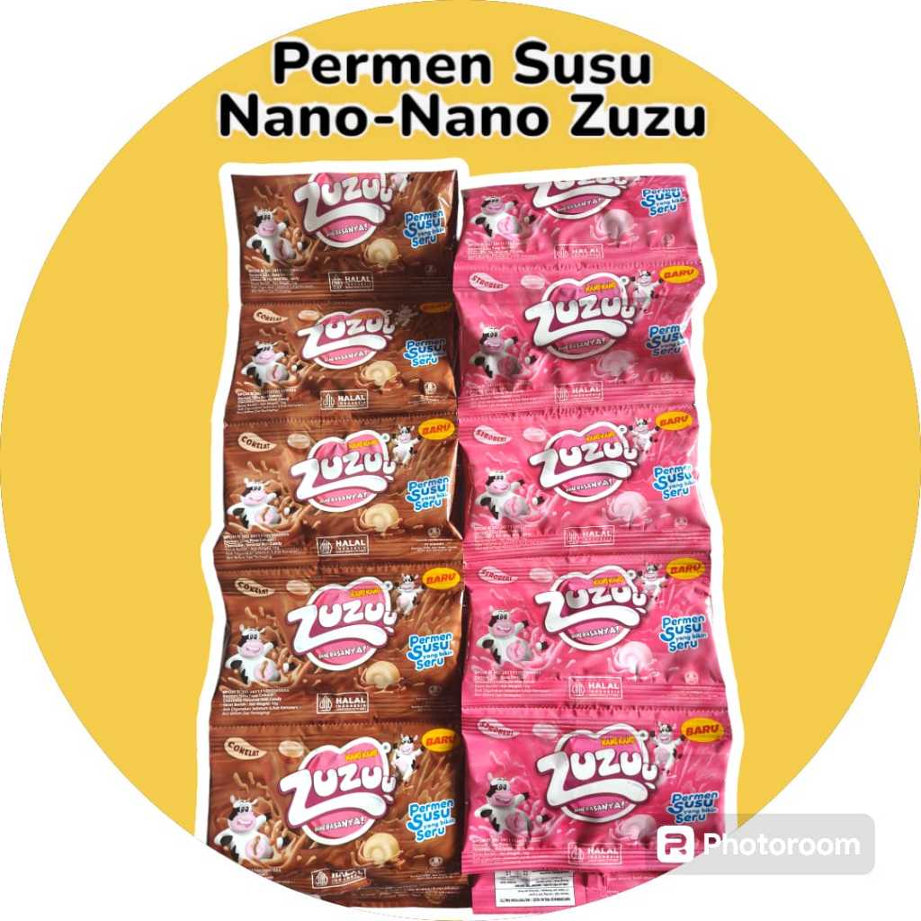 

PERMEN SUSU NANO NANO ZUZU (1 RENCENG = 10 SASET)