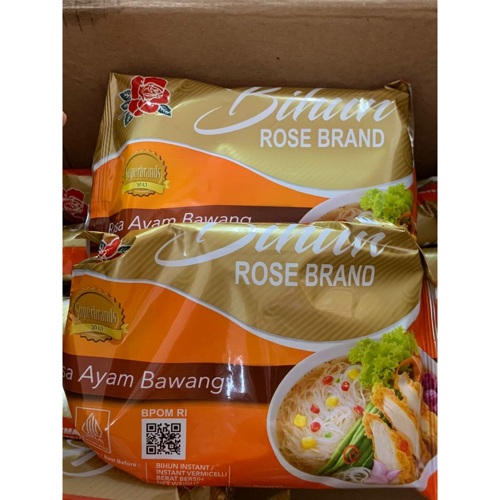 

Bihun rose brand rasa Ayam Bawang I 1 dus isi 40 pcs