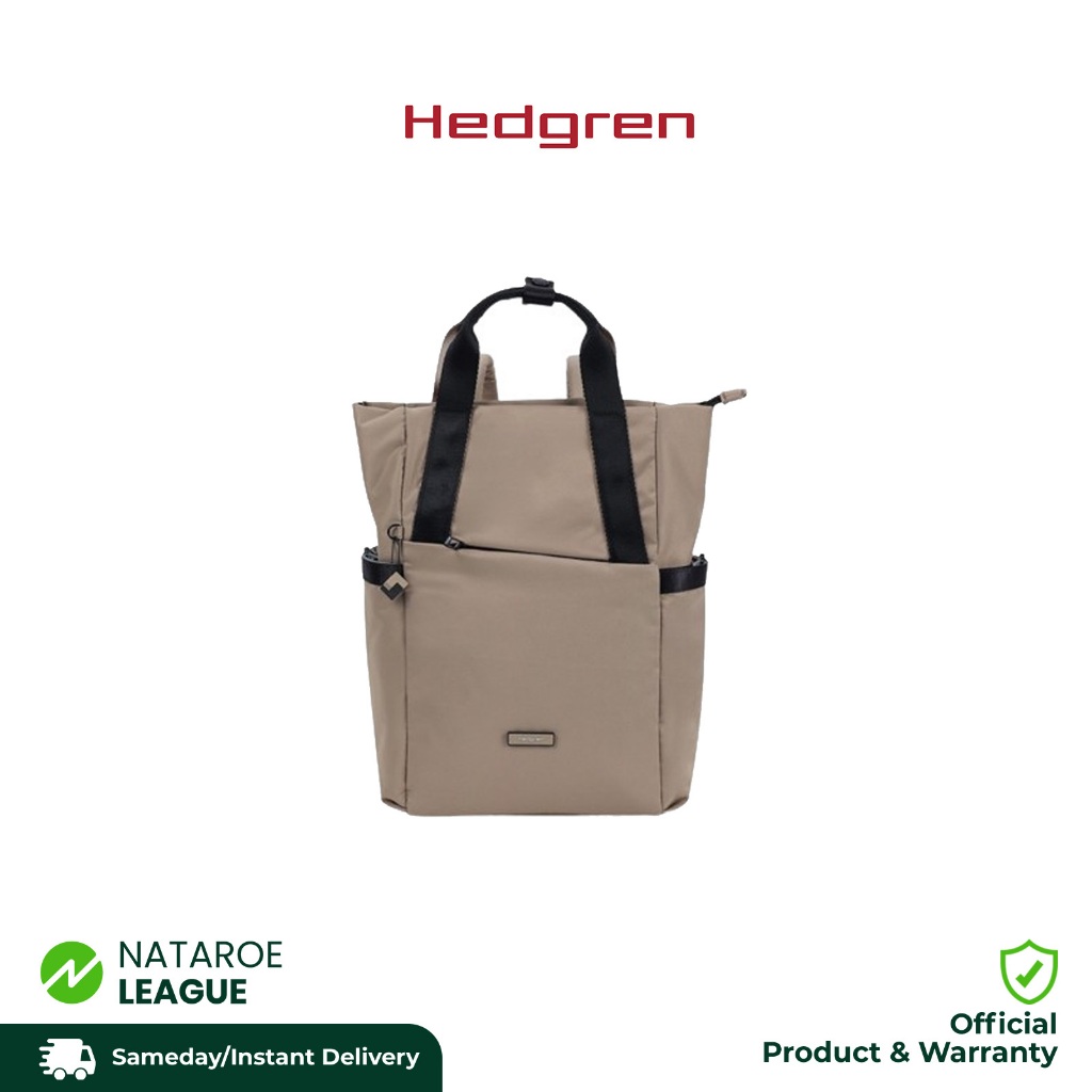 HEDGREN Solar Tote Backpack (14In) - Stone Beige