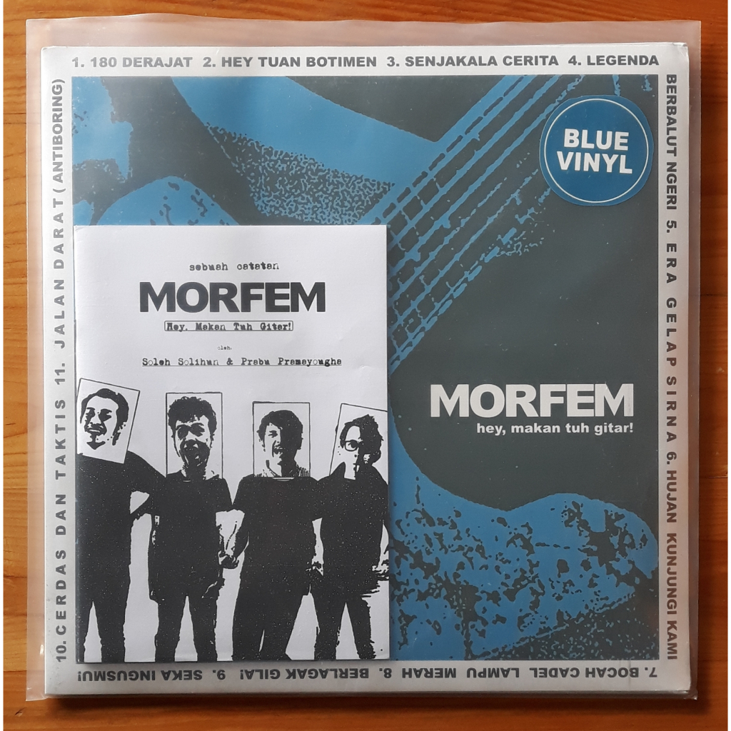 Vinyl 12" MORFEM - Hey, Makan Tuh Gitar (Blue Vinyl)