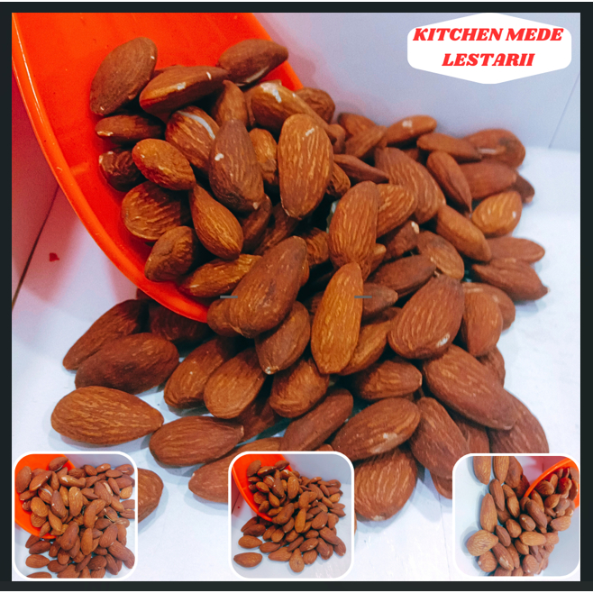 

KACANG ALMOND PANGGANG 1KG ROASTED NATURAL ALMOND