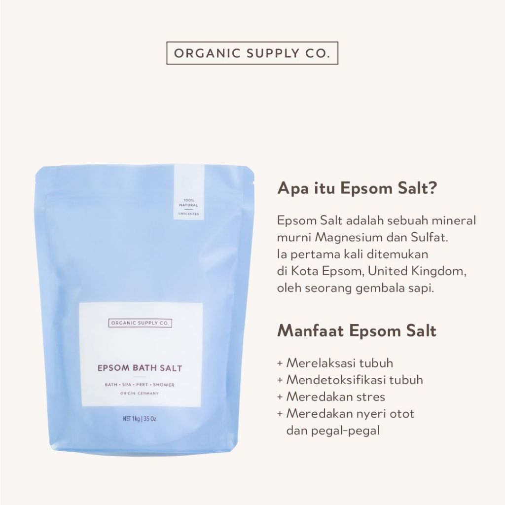 ADY78 Epsom Salt by Organic Supply Co