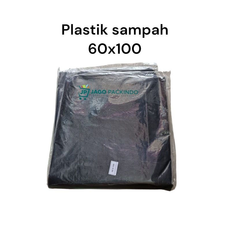 KANTONG PLASTIK SAMPAH HITAM  UKURAN 60X100