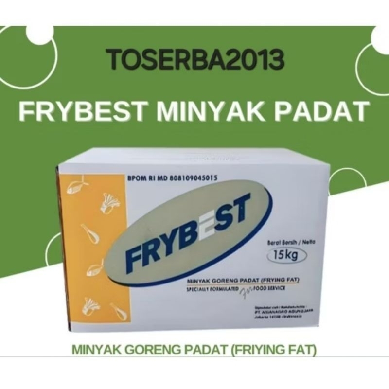 

MINYAK PADAT FRYBEST 1 KARTON [ 15 KG ]