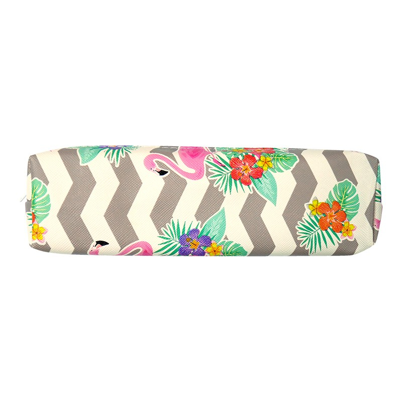 

Kotak Pensil Semi Canvas Motif Angsa Flamingo