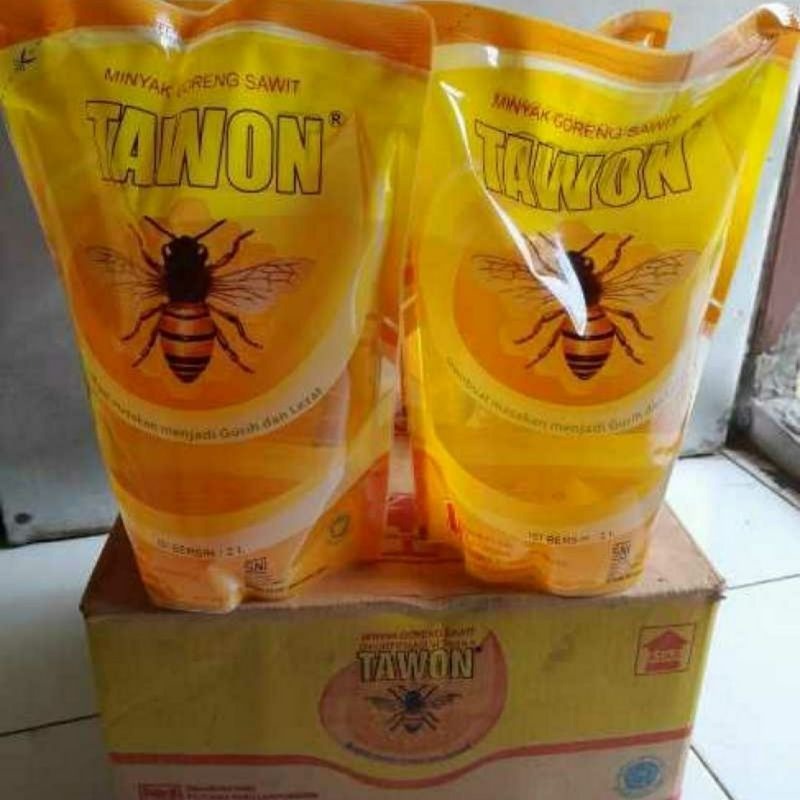 MINYAK GORENG CAP TAWON 900ML 1 DUS ISI 12 PCS