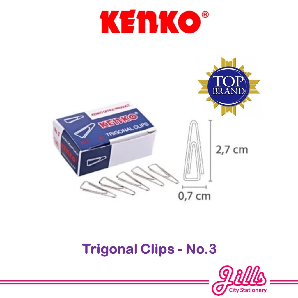 

Kenko Klip Kertas Kecil / Trigonal no.3